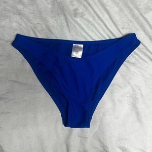 Blue bikini bottoms
